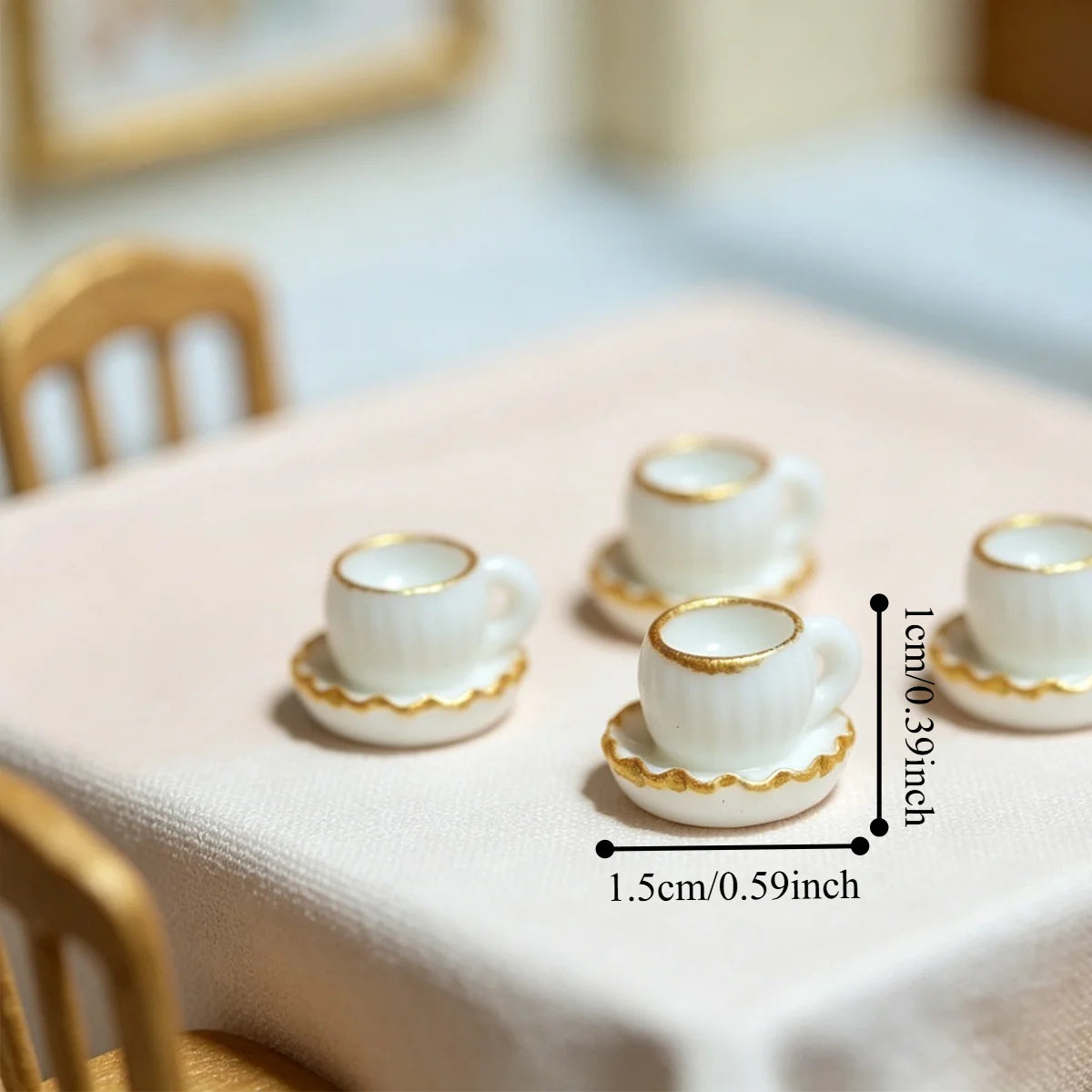 1:12 Scale Resin Miniature Coffee Cup – Dollhouse Decor