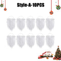 Realistic Santa Fake Beard Premium Costume Adjustable Earloops