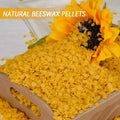 Beeswax Yellow Bees Wax for DIY Candles, Beeswax for Candle Making, Skin, and Hair Care, Lotions, DIY Creams, Lip Balm and Soap Zpaxo 100g
