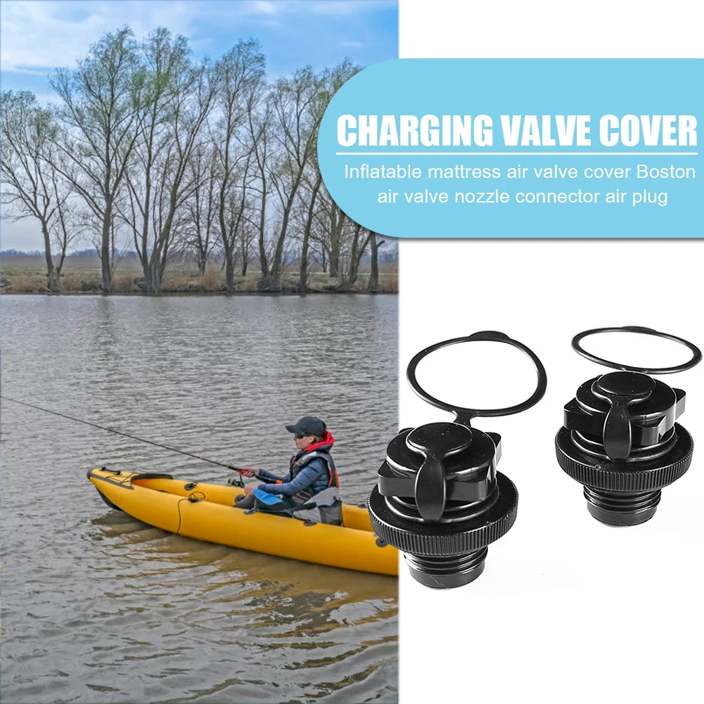 1-4Pcs Kayak Raft Plug Replacement Inflatable Boat Spiral Air Plug Air Mattress Plug Replacement For Inflatable Boat Kayak Raft Zpaxo