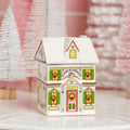 ▶1PCS Holiday Village Spice House Set, Mini Christmas Gingerbread Houses Jars, Kitchen Countertop Festive Decor, New Year Gifts Zpaxo E