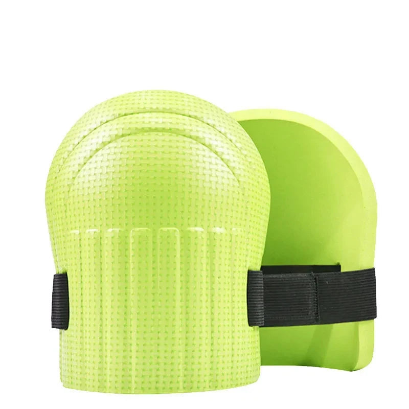 EVA Foam Knee Pads Non Slip Textured Surface Tile Mud Worker Floor Zpaxo Green