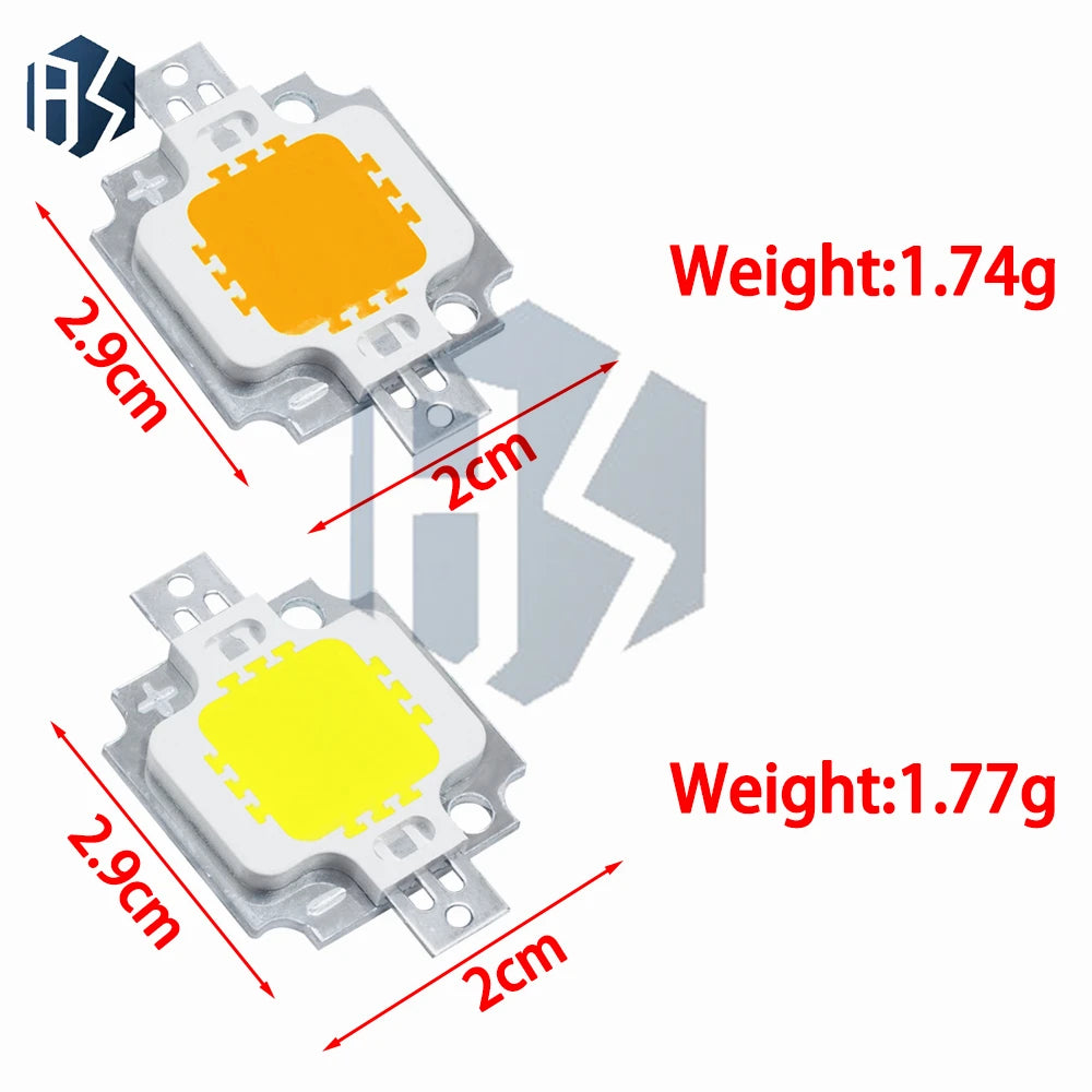 10W 900LM Warm White Power LED Chip 20 Outdoor Flood Light Beads 1- Zpaxo