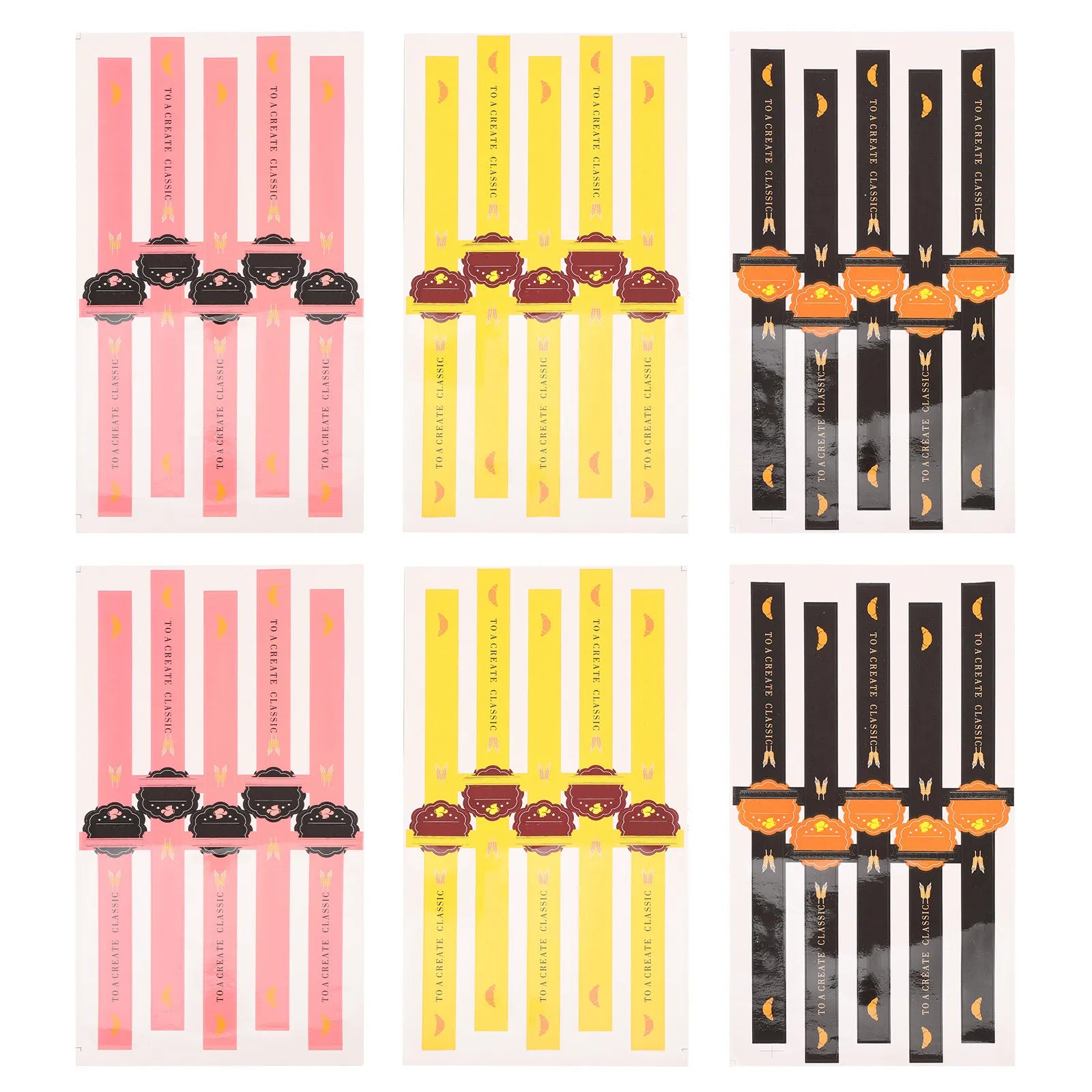 DIY Seal Sticker Self-adhesive Package Stickers Decals Baking