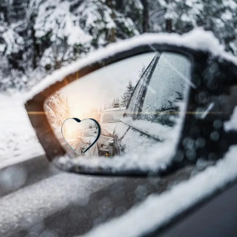 360 Degree Car Blindspot Mirror Adjustable Angle Multiple Shapes Zpaxo