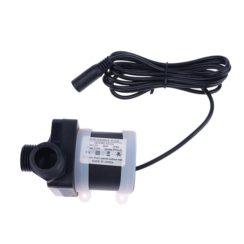 12V/24V DC Brushless Solar Water Pump – IP68, 800L/H Quiet