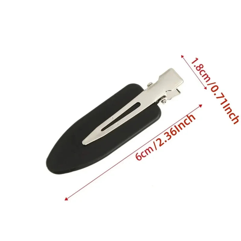 4-Pack Seamless No-Bend Hair Clips for Bangs & Face Washing