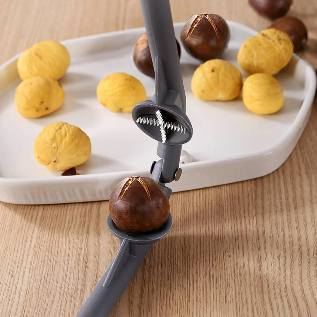 Stainless Steel Chestnut Cutter Tool Nut Peeling Sheller Kitchen