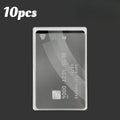 PVC Waterproof Transparent Card Holder Plastic Id Holders Case