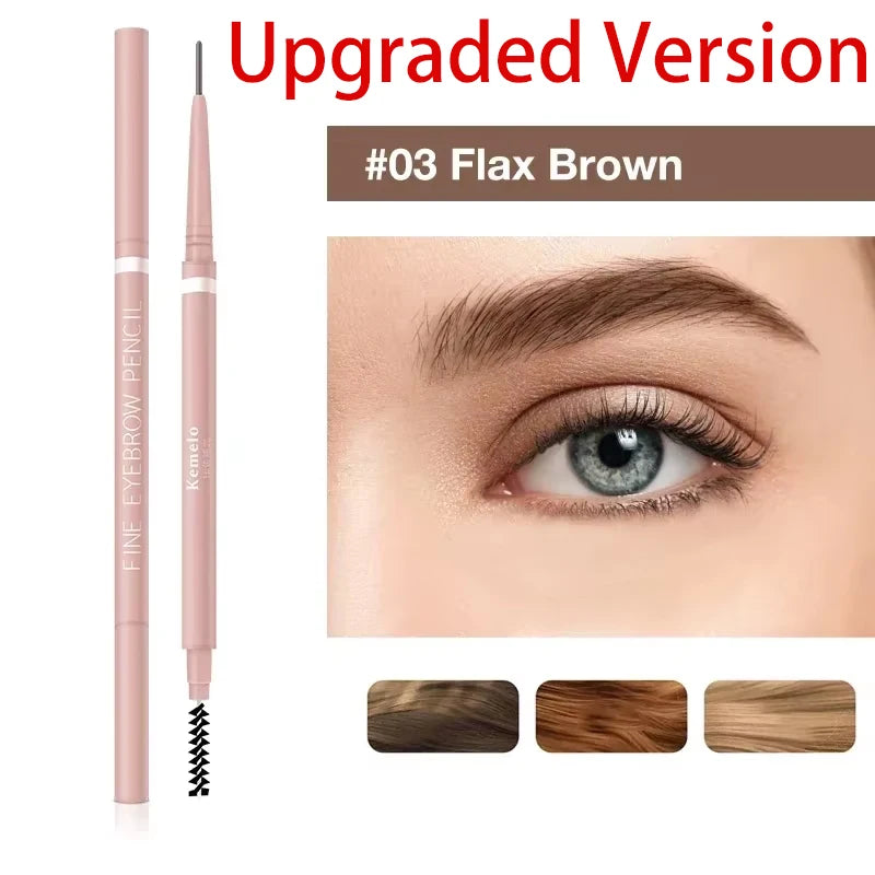 Waterproof Double-ended Eyebrow Pencil Ultra Fine Sweat-proof Long Zpaxo X3 upgraded version
