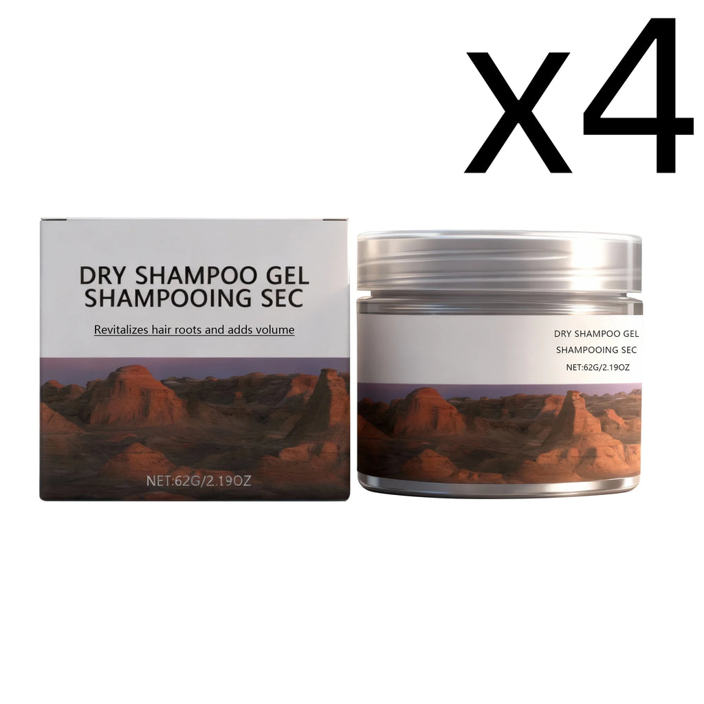 Coconut Oil Dry Shampoo Gel – Add Volume & Refresh Hair 62g Dry Shampoo Gel Zpaxo 62g Boxed X 4PCS