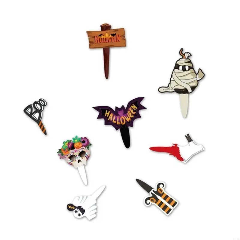 Autumn Harvest Cupcake Inserts Turkey Cake Decorations Thanksgiving Party DIY Crafts Zpaxo