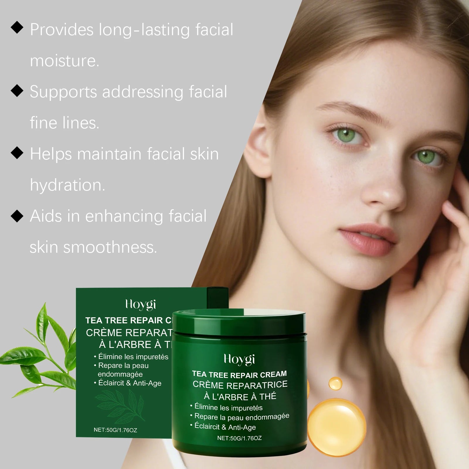 Hoygi Tea Tree Moisturizing Face Cream – Hydrating & Soothing Face Moisturizing Cream Zpaxo