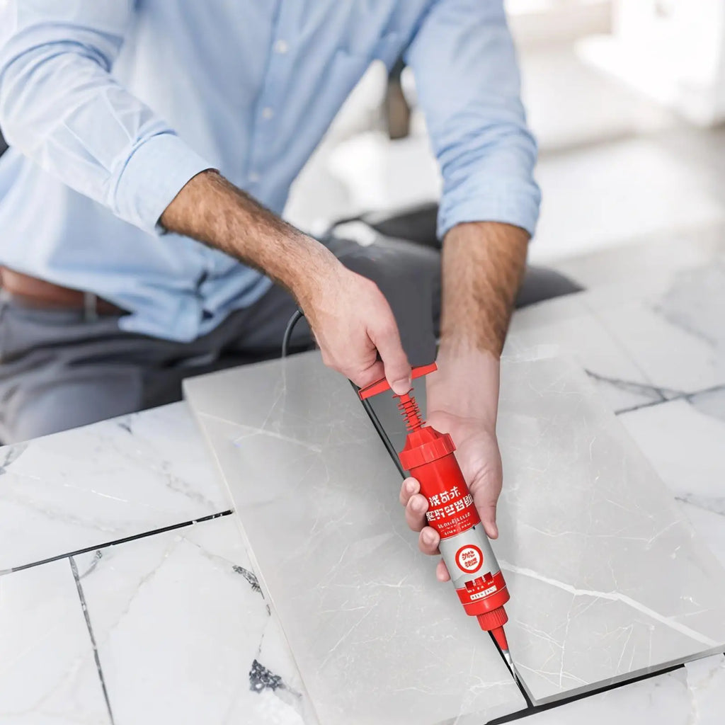 Grouting Adhesive For Floor Tiles Drumming Adhesive Strong Fast Drying Spiral Tile Adhesive Quick drying ceramic tile Zpaxo