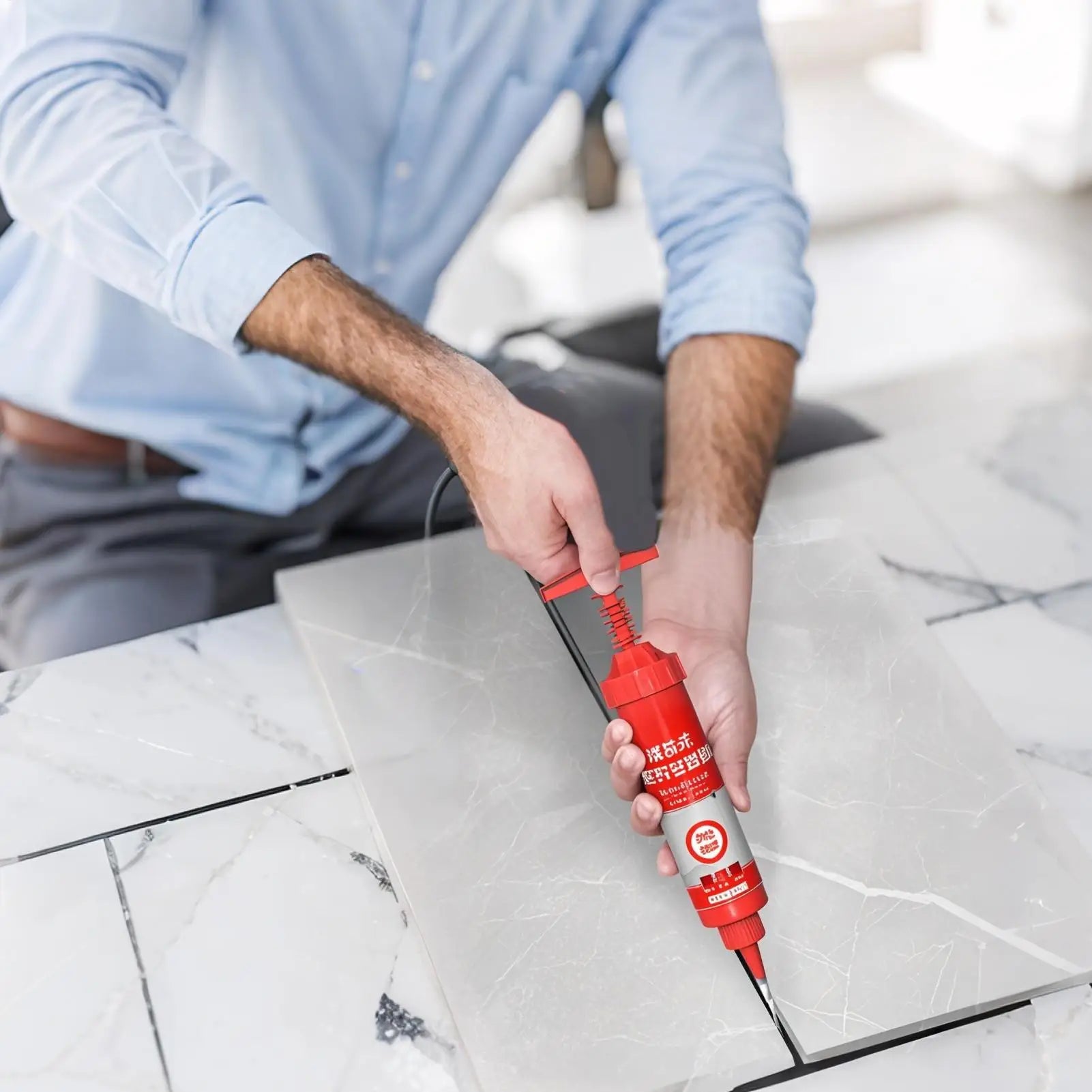 Grouting Adhesive For Floor Tiles Drumming Adhesive Strong Fast Drying Spiral Tile Adhesive Quick drying ceramic tile Zpaxo