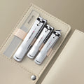 Portable compact nail clipper set, nail clippers, household manicure and pedicure tools, nail file Zpaxo style e-4pcs
