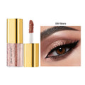 Pearly Liquid Eyeshadow Makeup Natural Smokey Silver Shimmer Glitter Diamond Shadows for Eyelids Waterproof Beauty Highlighter Zpaxo LA4004-03