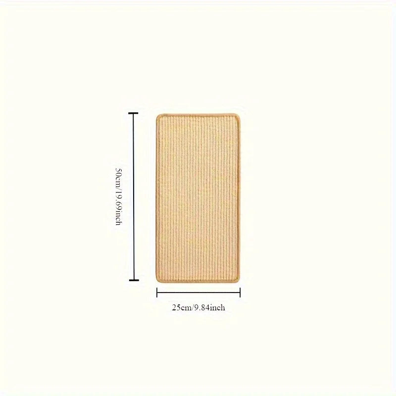 Sturdy Sisal Cat Scratching Board- No Mess, Sofa-Safe Design, Suitable for Exercise and Rest- Perfect Gift for Cats Zpaxo