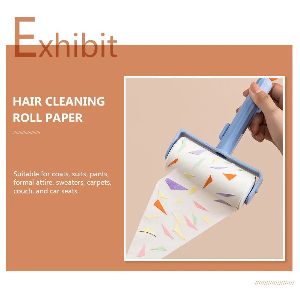Hair Cleaning Roll Paper Strong Adhesive Lint Remover Replacement