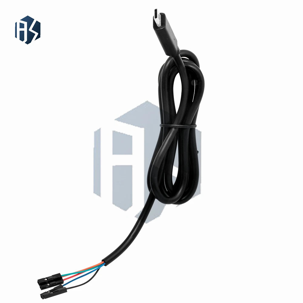 CH340G type-c download cable USB to serial port module USB to TTL Refresh cable RS232 Upgrade small board with cover Zpaxo
