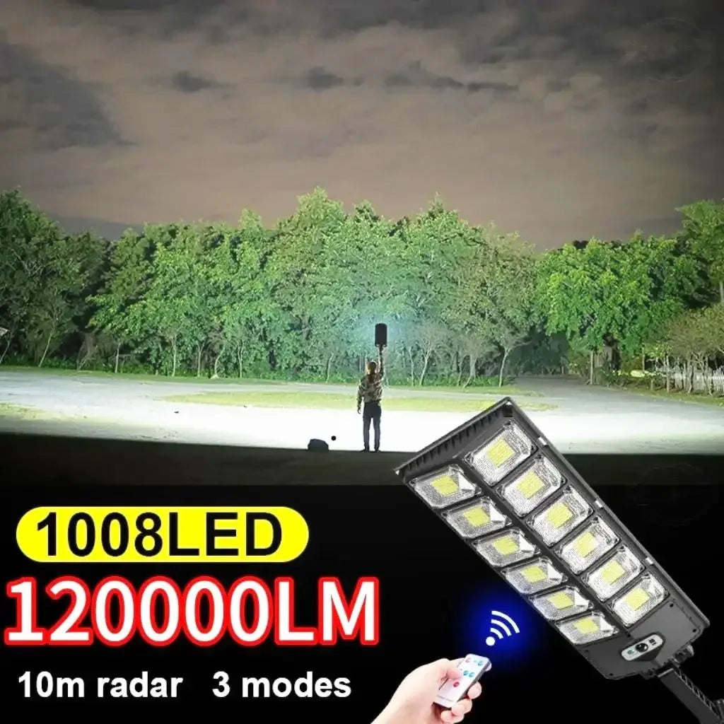 804 LED Solar Outdoor Light – Motion Sensor, IP68, 3 Modes