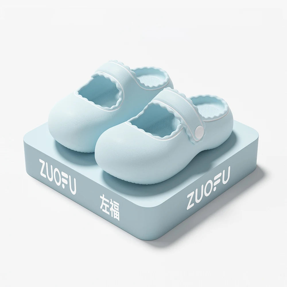 Women Mary Jane EVA Slippers Thick Sole Non Slip Summer Shoes Cute