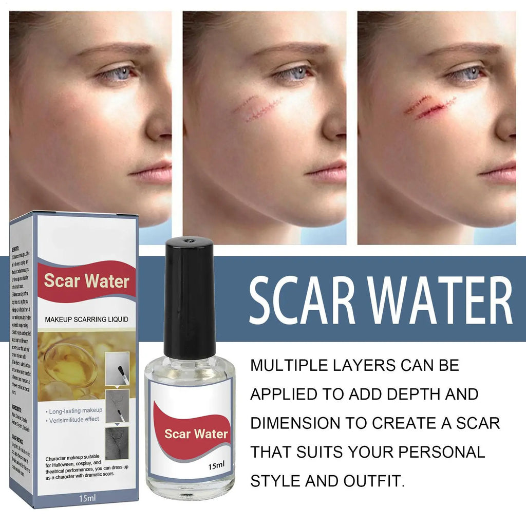 Scarring Liquid Scar Maker Realistic Brush Halloween Costume Party