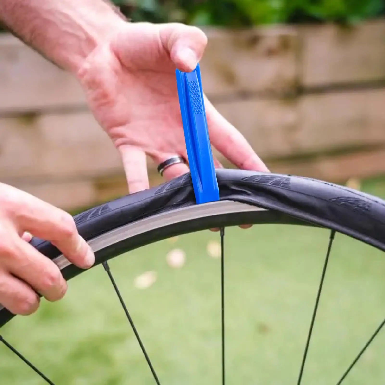 Tire Removal Tool Multifunctional Double-Headed Hook Design Tire Repair Tools Bike Accessories for Outdoor Road Cycling Zpaxo