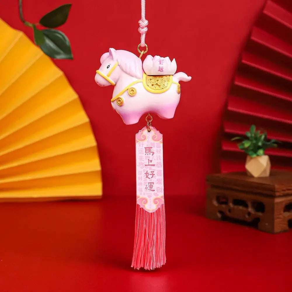 Tang Horse Chinese Year Decoration Traditional Cute Spring Festival Zpaxo