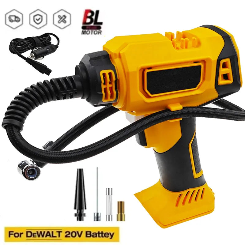 Fit DeWALT Battery Air Compressor Automatic Tire Inflator Cordless