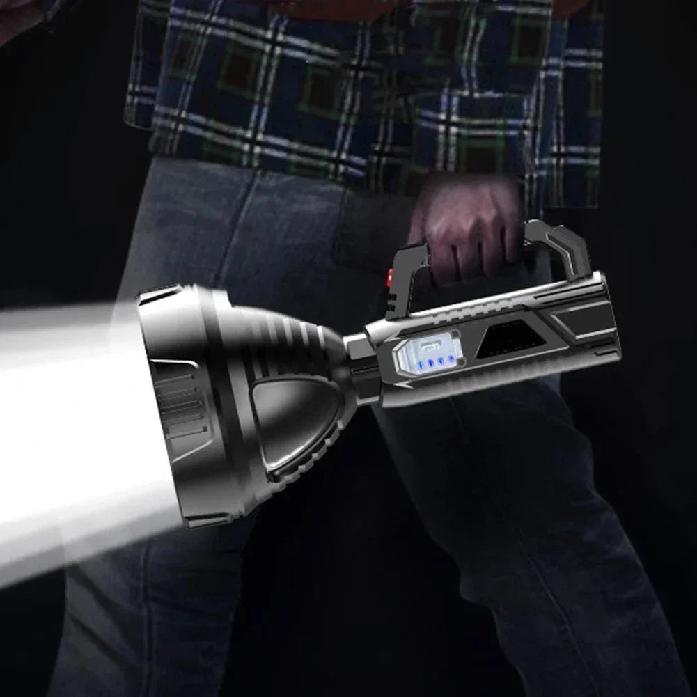 ESMARTER 1300LM LED Spotlight Flashlight – USB Rechargeable LED Spotlight Flashlight Zpaxo