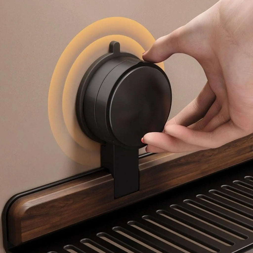Bathroom Wall Organizer Walnut Suction Cup Bathroom Shelf Faucet Storage Rack Soap Holder Organization Storage for Home Kitchen Zpaxo