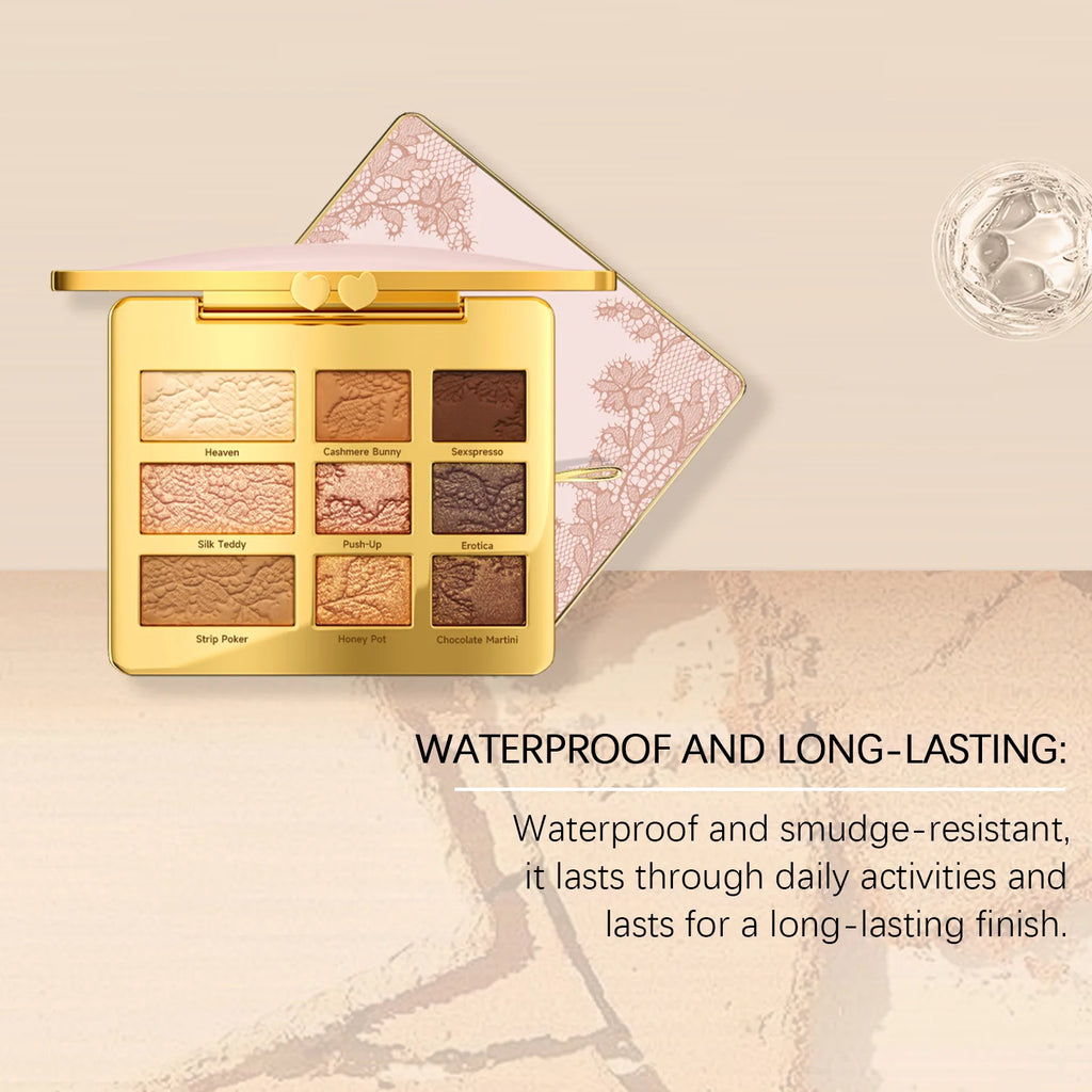 9 Color Eyeshadow Palette – Blendable, Waterproof & Long-Lasting Eyeshadow Palette Zpaxo