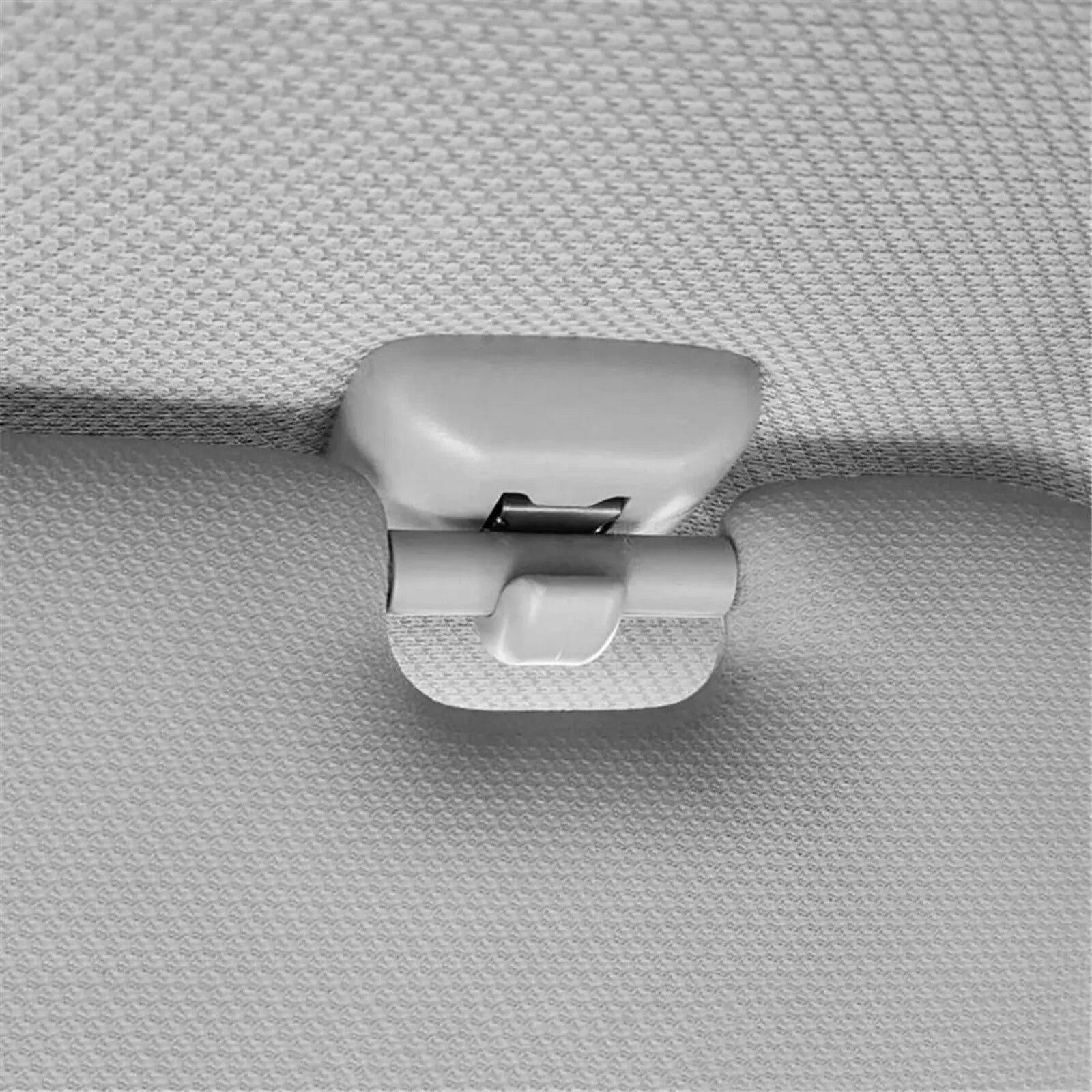 Audi Sun Visor Clip Hook Bracket 2-Pack Gray – 8U0857562A
