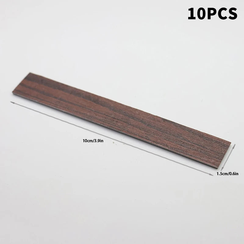 1 12 Scale Dollhouses Furniture Floor Boards Tiles Pvc Self-adhesive Zpaxo Red Walnut Color