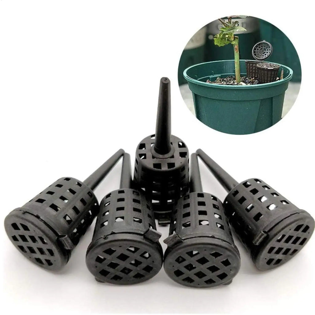 10-Pack Slow Release Bonsai Fertilizer Mesh Baskets & Nursery Pots Fertilizer Mesh Basket Zpaxo