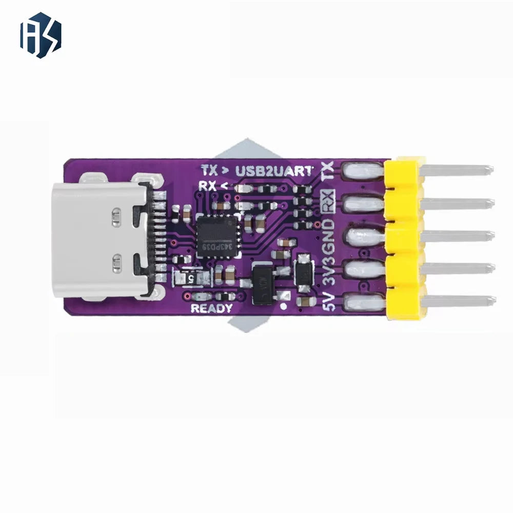 1 CH343P USB-to-TTL Serial Converter Module Type-c Interface 6Mbps 5V Zpaxo