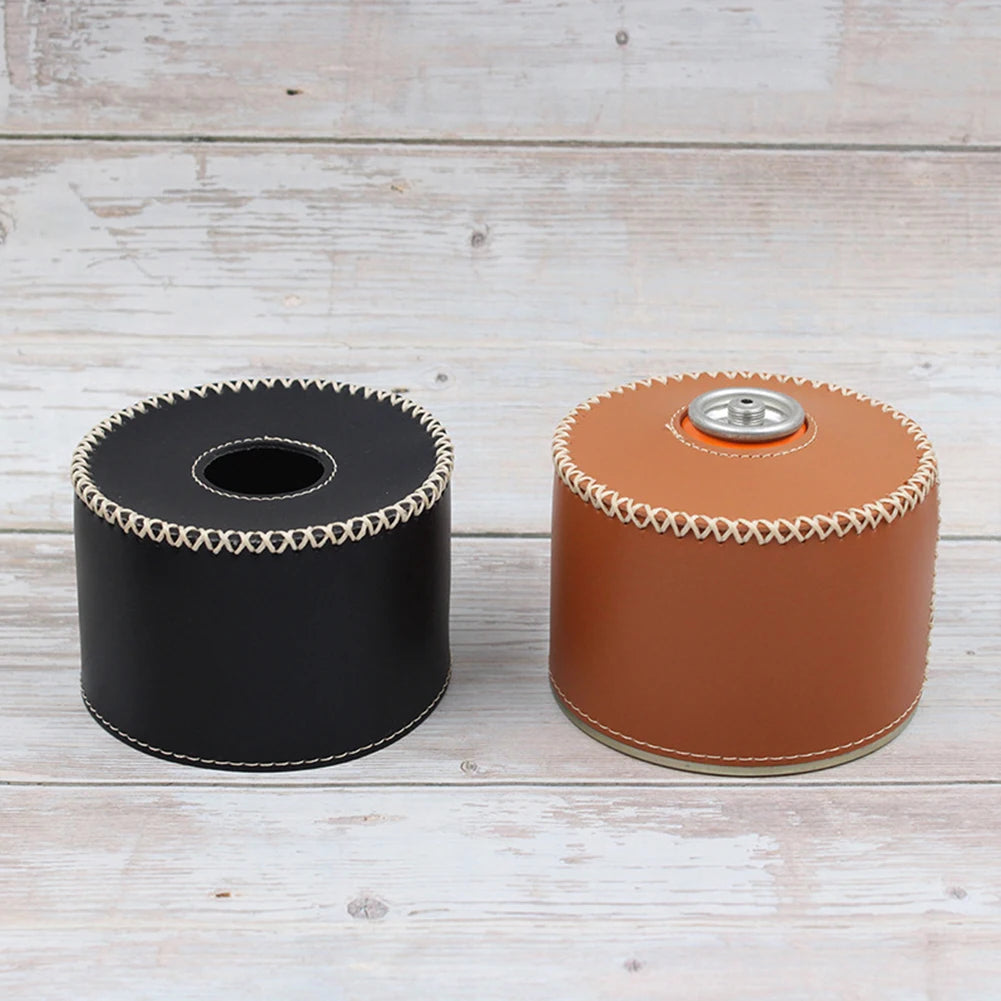 450 PU Leather Gas Tank Protective Case Can Cover Fuel Cylinder