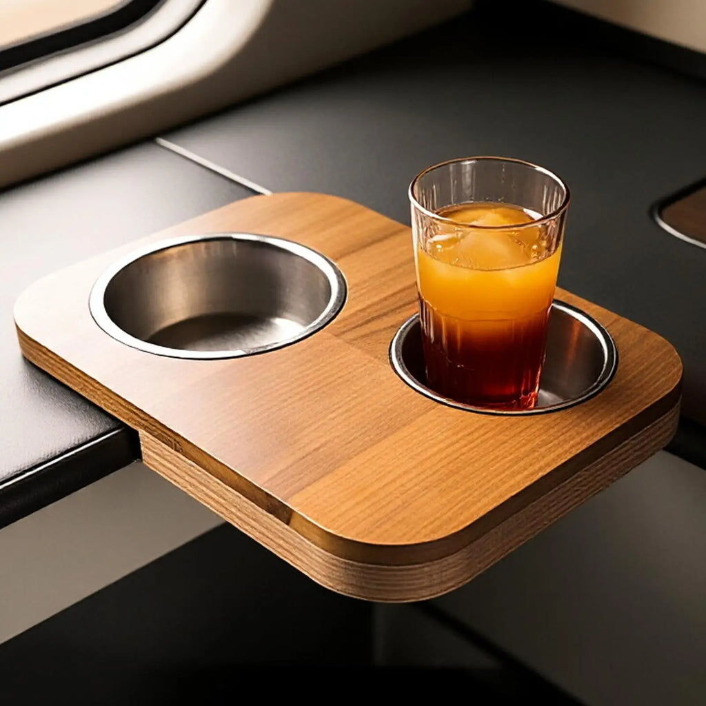 Stainless Steel Cup Holder Insert Drop Boat RV Yacht Drink Coaster