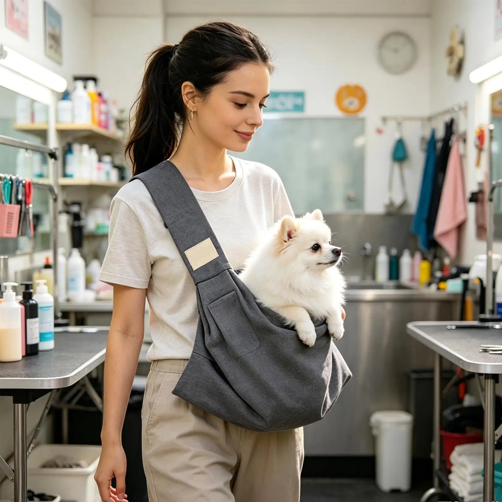 Pet Carrier Breathable Portable Lightweight Carrying Bag Sling Travel