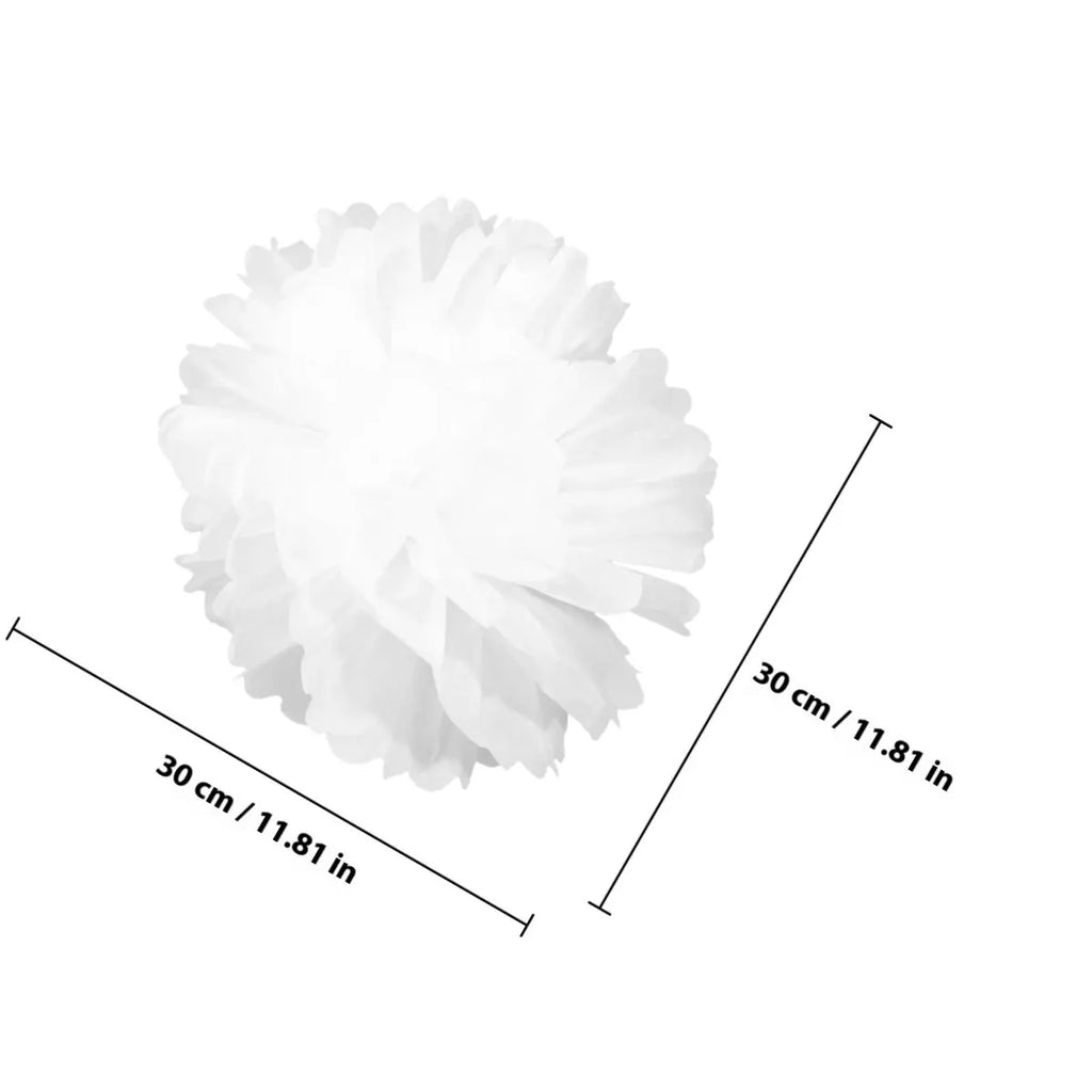Elegant Paper Flower Ball Wedding Decoration Hall Stairs Armrest Home