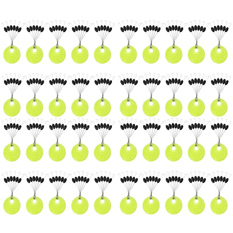 Rubber Oval Stopper Space Beans – Fishing Float Bobber Set