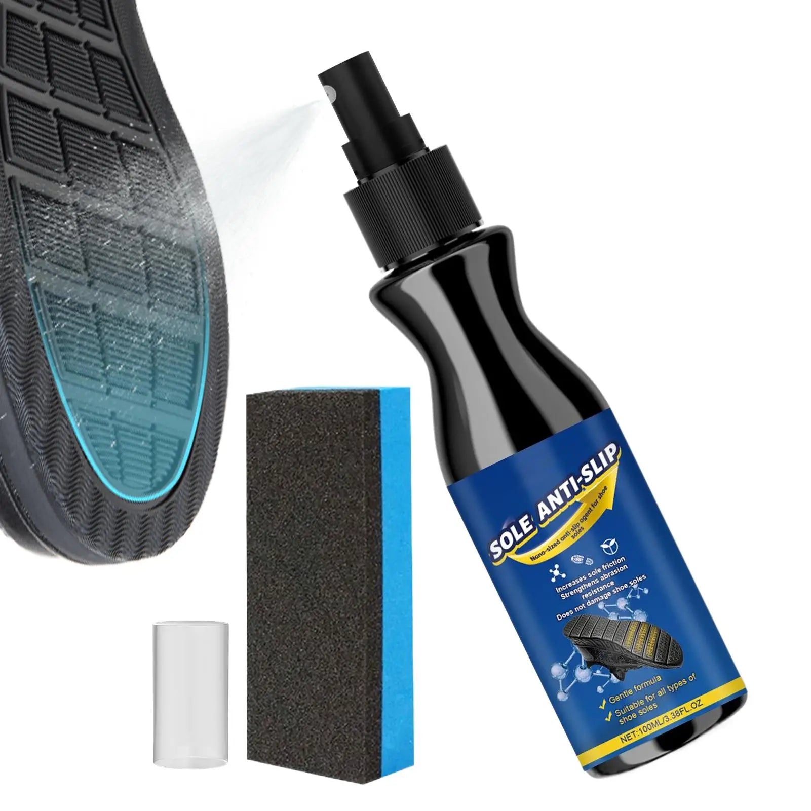 Long Lasting Shoe Grip Spray Anti Slip Protector Sneakers Football