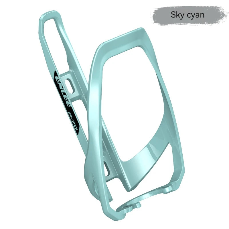 Toptrek New Multicolor Bicycle Water Bottle Holder MTB Road Bike Lightweight Flexible PC Beverage Bottle Cage Cycling Accessory Zpaxo Sky cyan