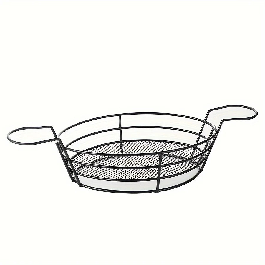 French Fries Basket Snack Fried Chicken Stainless Steel Metal Kitchen