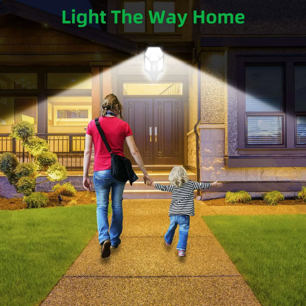 8000LM Solar Outdoor Wall Light – 55 LED Motion Sensor Lamp Solar Outdoor Light Zpaxo
