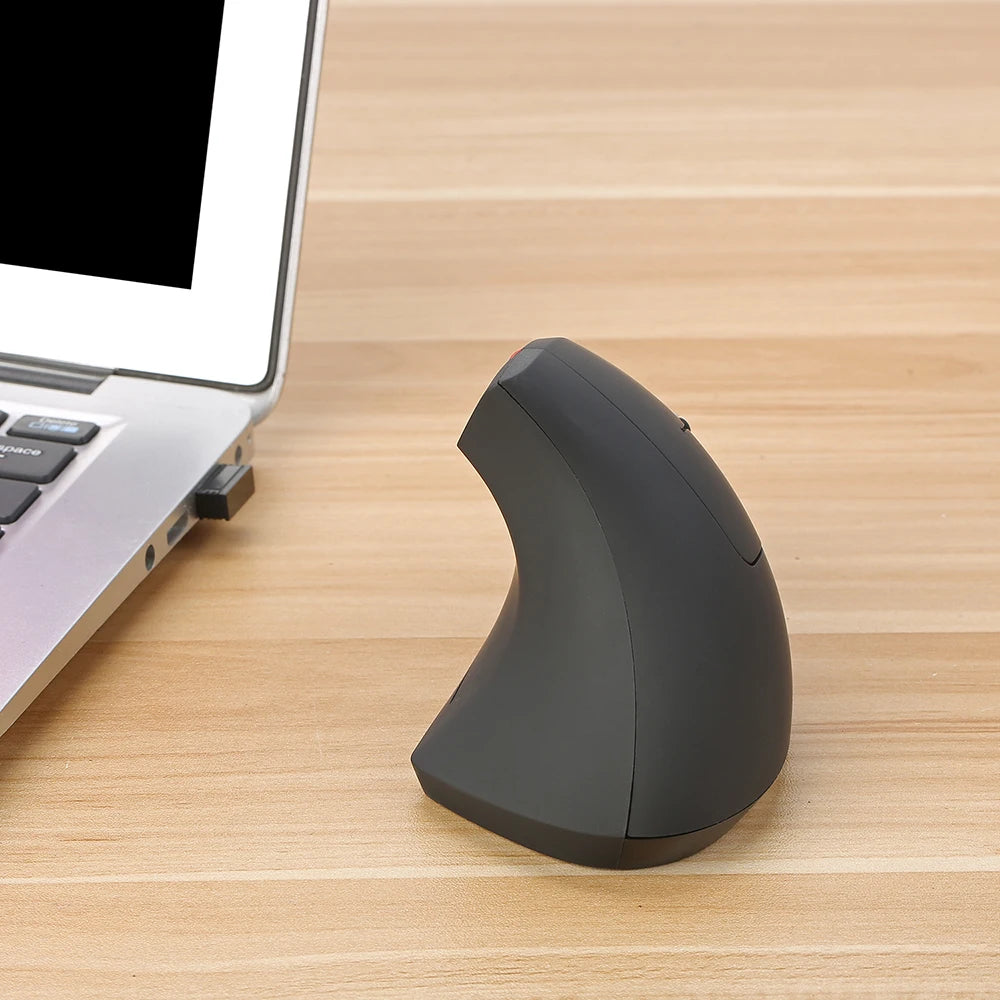 Wireless Mouse Vertical Mice Ergonomic Rechargeable 3 movement speed optional Adjustable USB Charging for Mac Laptop PC Computer Zpaxo