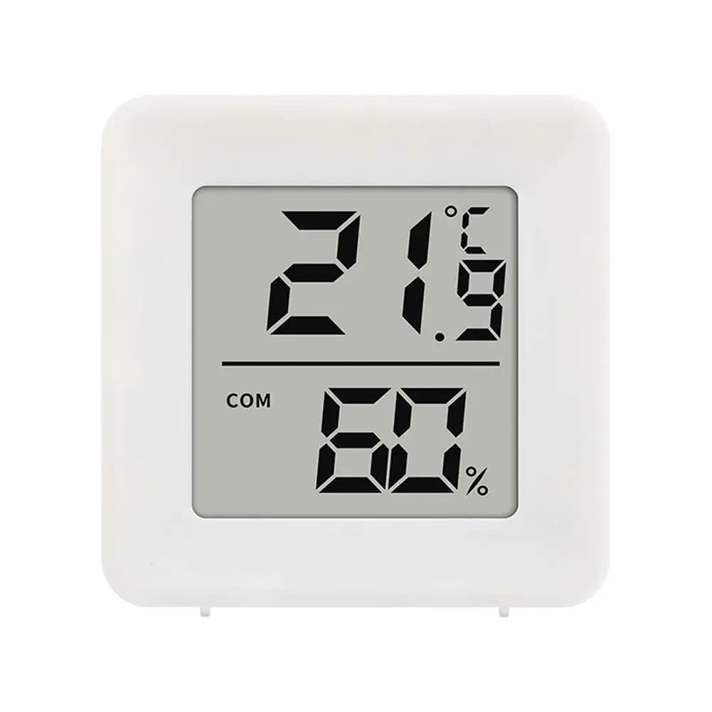 Mini Digital Thermometer Hygrometer – LCD Room Humidity Gauge Thermometer Hygrometer Zpaxo White
