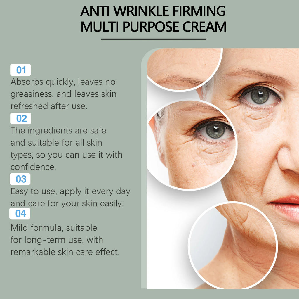 Firming Face Cream Deep Moisturizing Fade Fine Lines Reduce Dryness Soothing Repairing Anti-Wr-inkles Soft Tender Nourish Cream Zpaxo