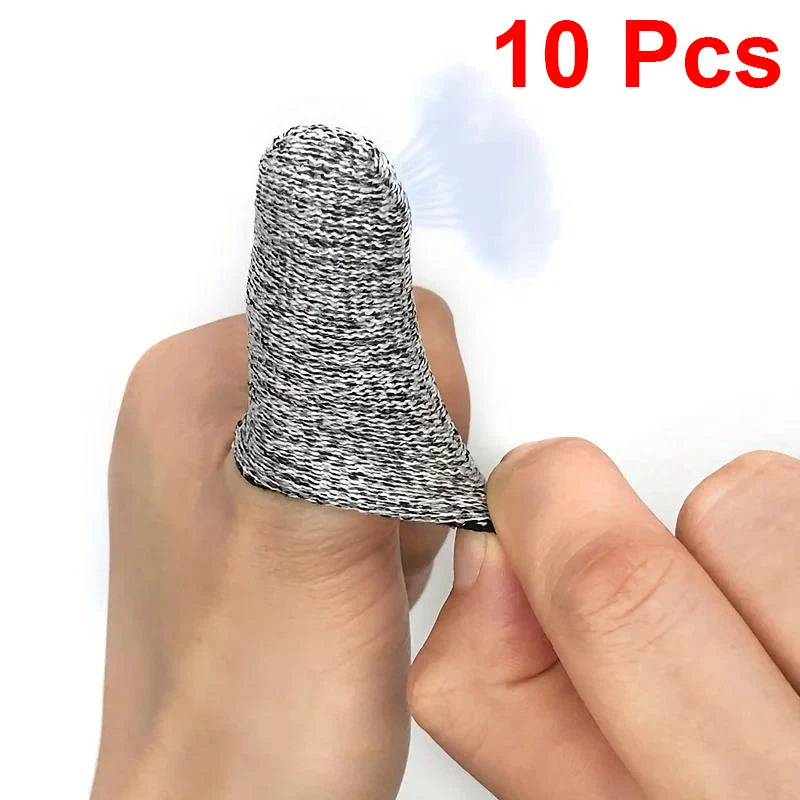 Anti-cut Finger Covers Level 5 Safety Flexible Fingertip Gloves Zpaxo 10PCS